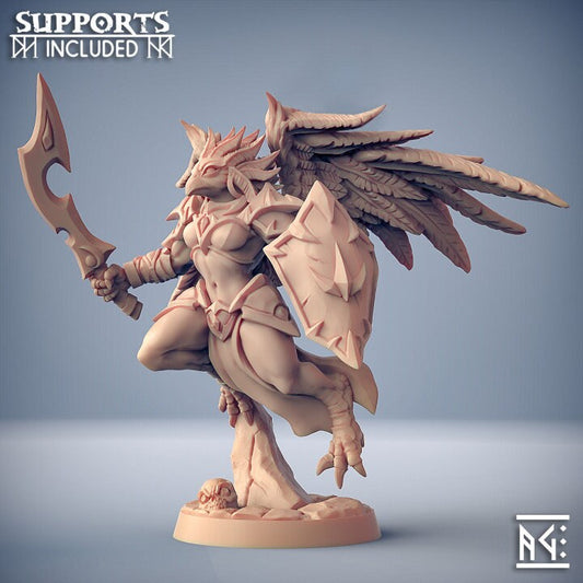 Eye-Cult Gryphkin - Pose C - Unpainted Miniature