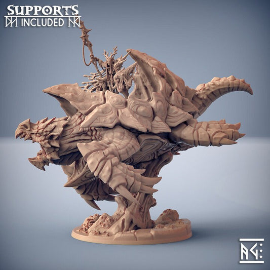 Dragon Turtle Leviathan - Sunken Kingdom Set - Unpainted Miniature