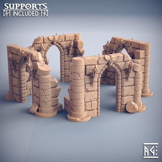 Ruins - Dragonguard Set - Unpainted Miniature