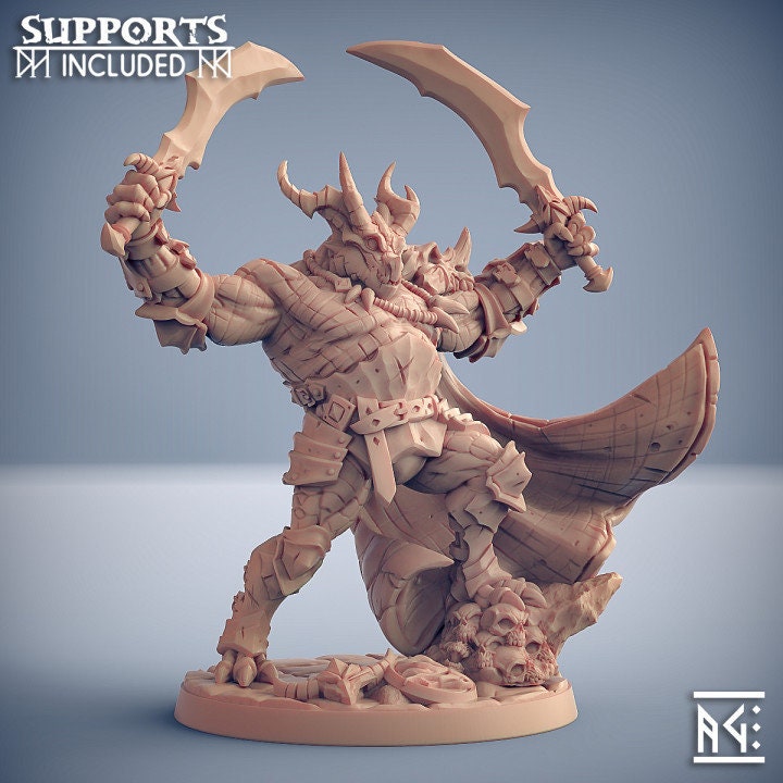 Nasmaraax the Destroyer - The Dragonguard Set - Unpainted Miniature