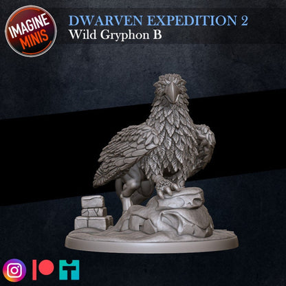 Wild Gryphon - Unpainted Miniature