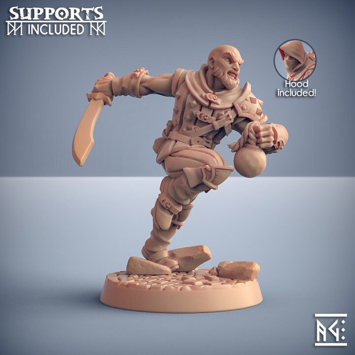 Thief Miniature - Pose B - Unpainted Miniature