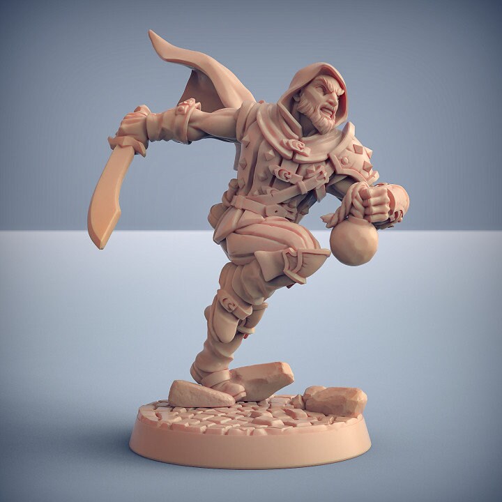 Thief Miniature - Pose B - Unpainted Miniature