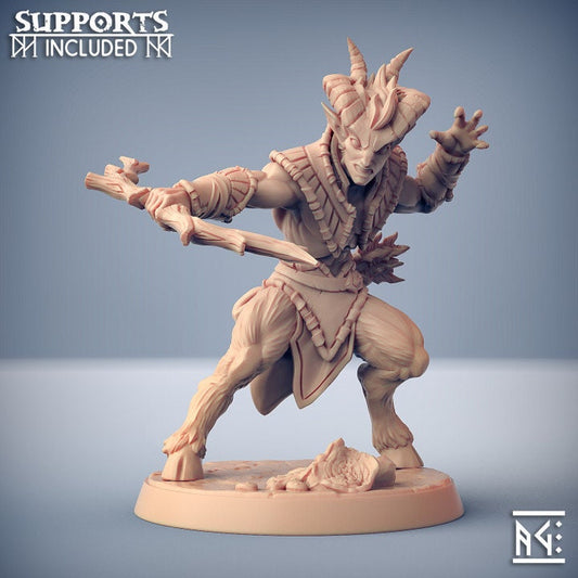 Arverian Woodkeeper - Pose B - Unpainted Miniature