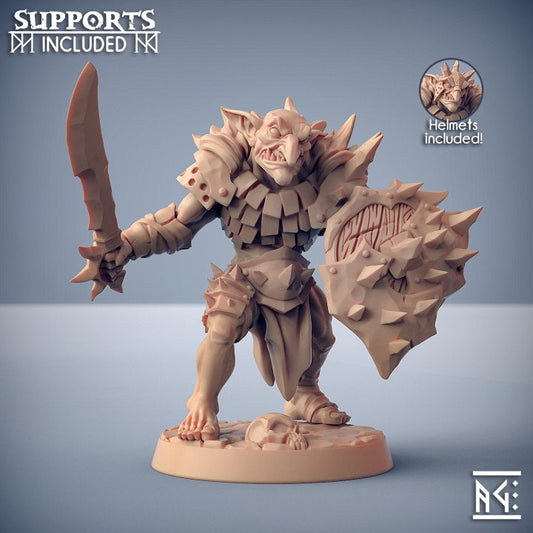 Blackrazor Hobgoblins - Pose A - Unpainted Miniature