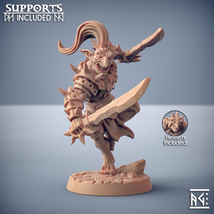 Blackrazor Hobgoblins - Pose D - Unpainted Miniature