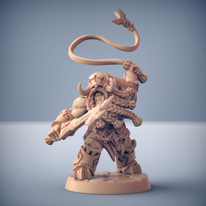 Dumlok Flameseekers - Pose B - Unpainted Miniature