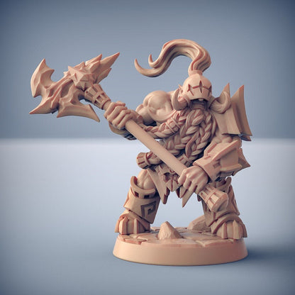 Dumlok Flameseekers - Pose C - Unpainted Miniature