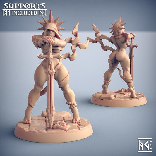 Solaria - Pinup - Requiem Brotherhood - Unpainted Miniature