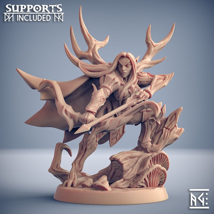 Feralia the Stag - Sylvan Knights - Unpainted Miniature