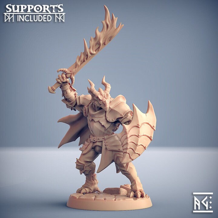 Dragonguard - Pose A - Unpainted Miniature