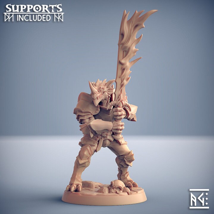 Dragonguard - Pose B - Unpainted Miniature