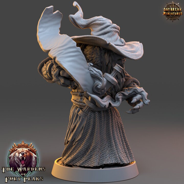 Kardarion Blizz - The Wardens of Fury Peaks - Unpainted Miniature