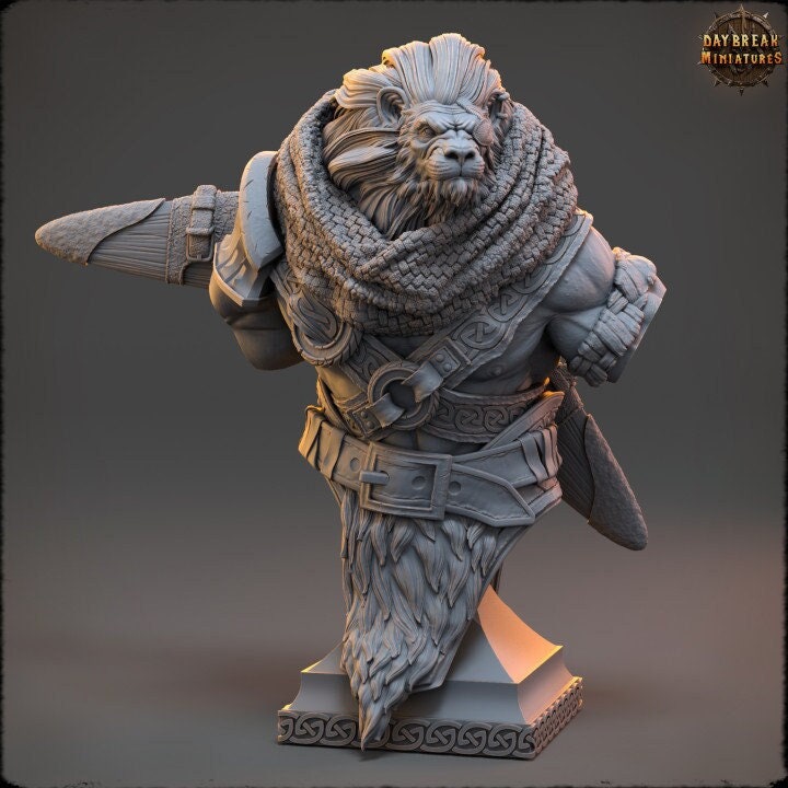 King Ghostfang - Lionfolk Bust