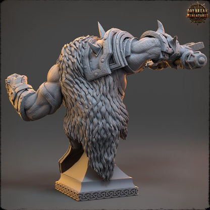 Ghoulang - Orc Barbarian Bust