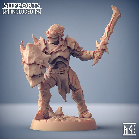 Scourgeland Survivor - Pose B - Unpainted Miniature