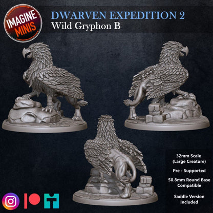 Wild Gryphon - Unpainted Miniature