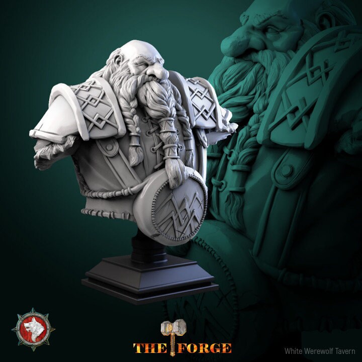 Male Dwarf Bust