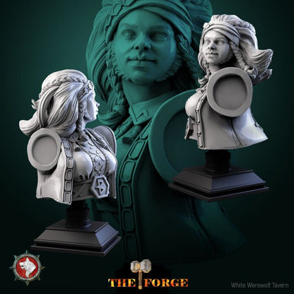 Ferrag Runemaster - Female Dwarf Bust