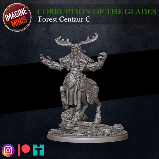 Forest Centaur - Pose C - Unpainted Miniature