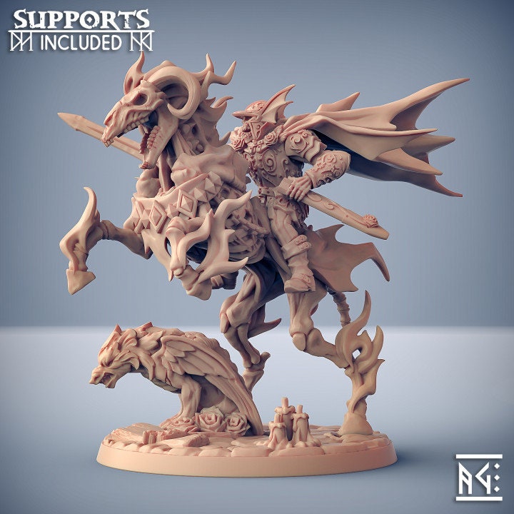 Azekial the Nightmare - Oldburg Fallen Ones - Unpainted Miniature