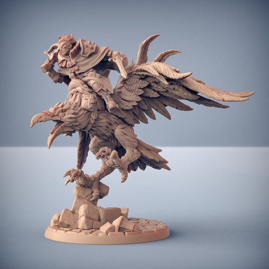 Aaron on Shadowclaws the Dire Raven - Thieves Guild Set - Unpainted Miniature