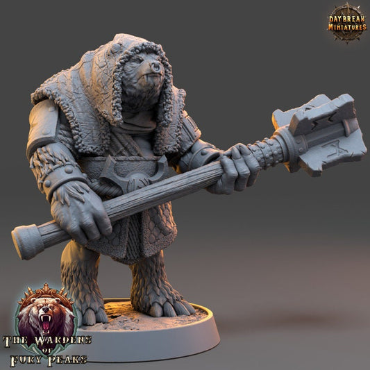 Bernof Standfast - The Wardens of Fury Peaks - Unpainted Miniature