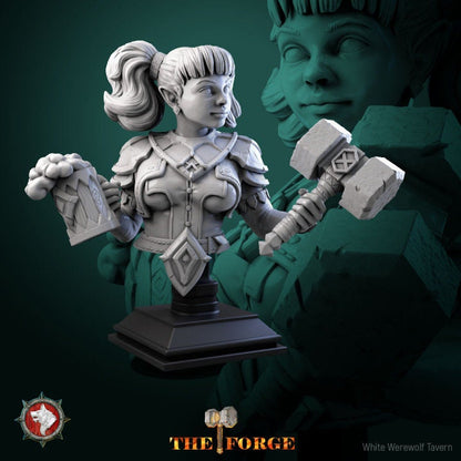 Galwyn Briskfeast - Female Dwarf Bust