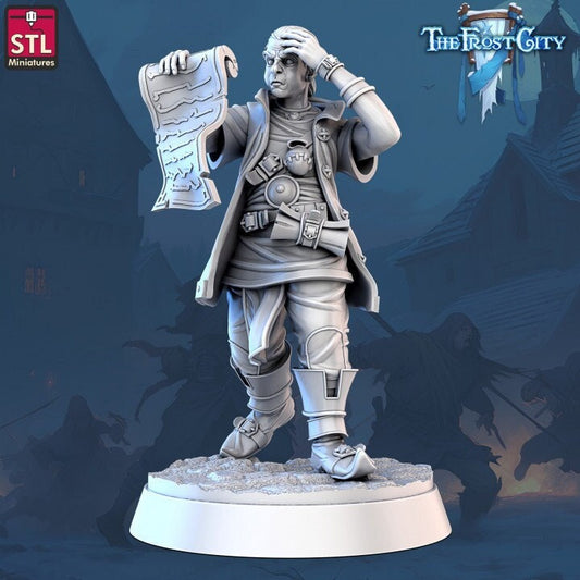 Mage Apprentice - Pose 4 - The Frost City - Unpainted Miniature