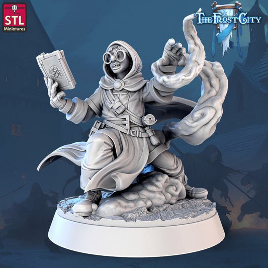 Mage Apprentice - Pose 5 - The Frost City - Unpainted Miniature