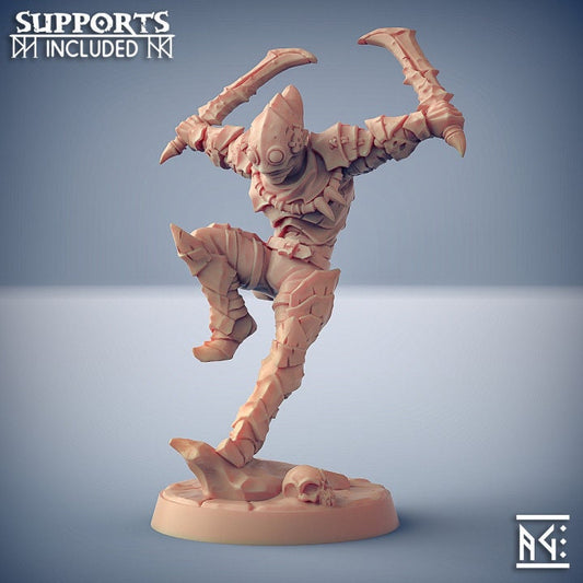 Scourgeland Survivor - Pose D - Unpainted Miniature