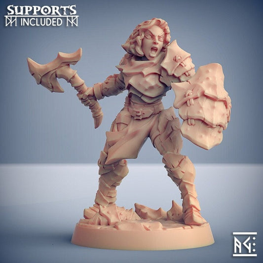 Scourgeland Survivor - Pose E - Unpainted Miniature