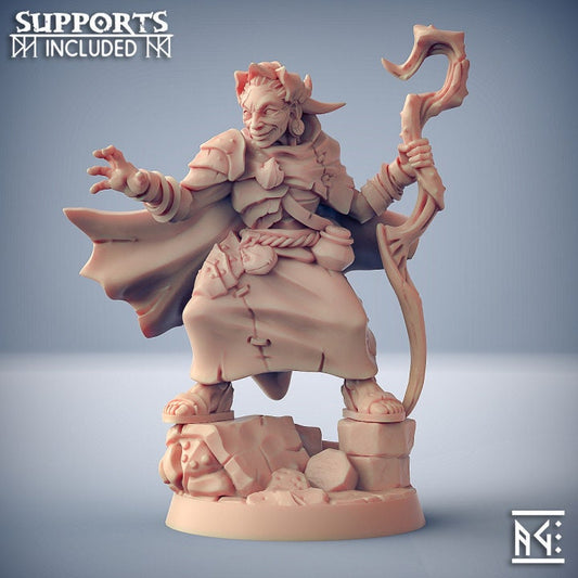 Nanaari the Wise Woman - Scourgeland Survivor - Unpainted Miniature