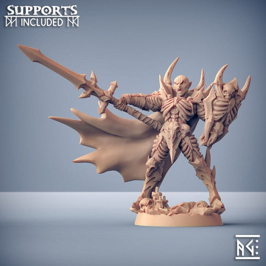 Drakenmir the Bonelord - Soulless Clan - Unpainted Miniature