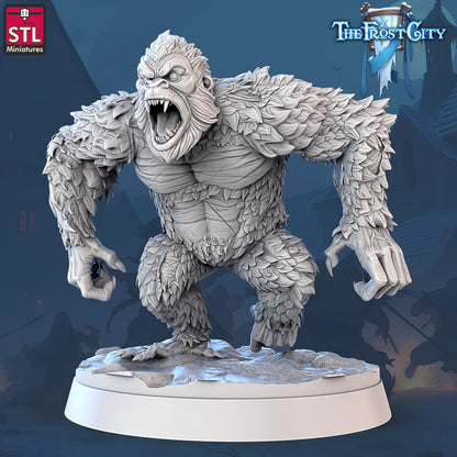 White Gorillas - The Frost City - Unpainted Miniature