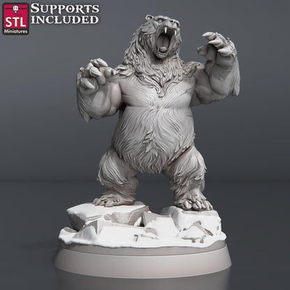 Bears - Unpainted Miniature