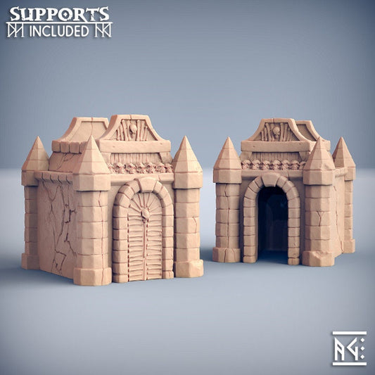 Mausoleum - Oldburg Fallen Ones Set - Unpainted Miniature