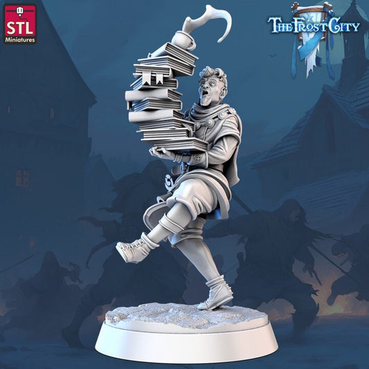 Mage Apprentice - Pose 2 - The Frost City - Unpainted Miniature