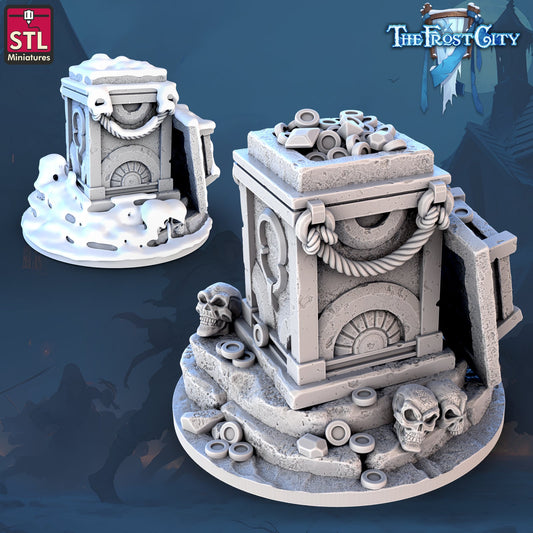 Treasure Chest - Treasure Token - Unpainted Miniature