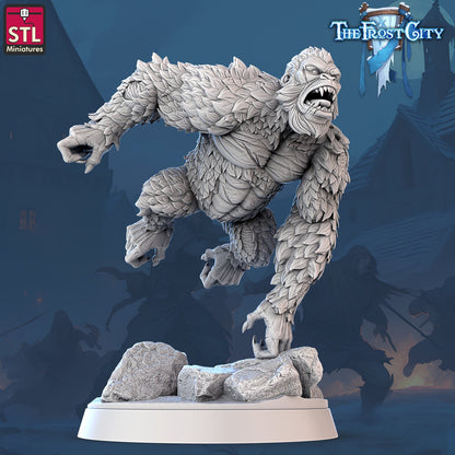 White Gorillas - The Frost City - Unpainted Miniature