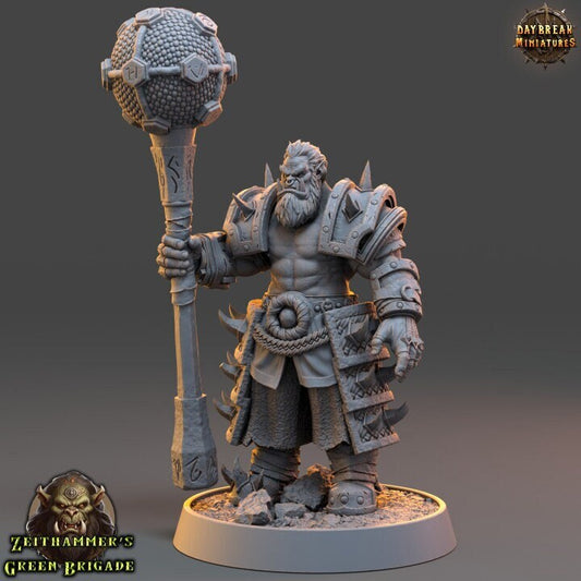 Gruzum Zeithammer - Zeithammer's Green Brigade - Unpainted Miniature