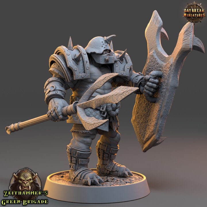Harrer Gruntz - Zeithammer's Green Brigade - Unpainted Miniature