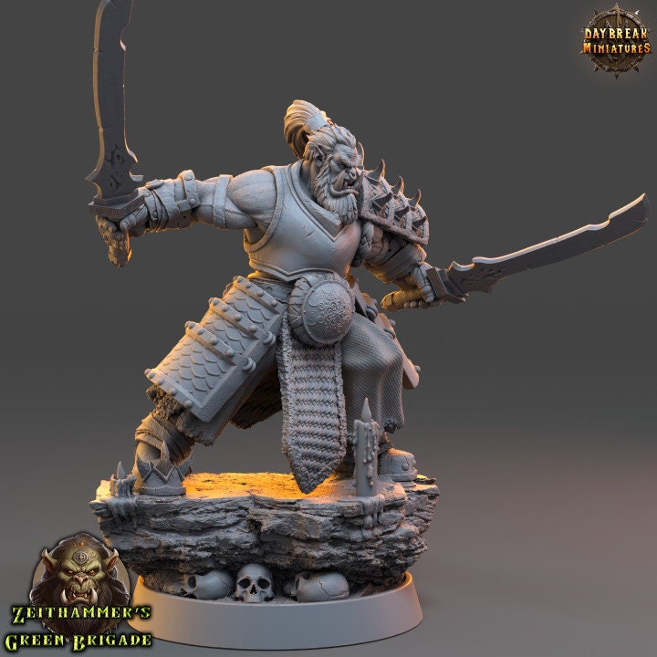 Jazkar Krenna - Zeithammer's Green Brigade - Unpainted Miniature