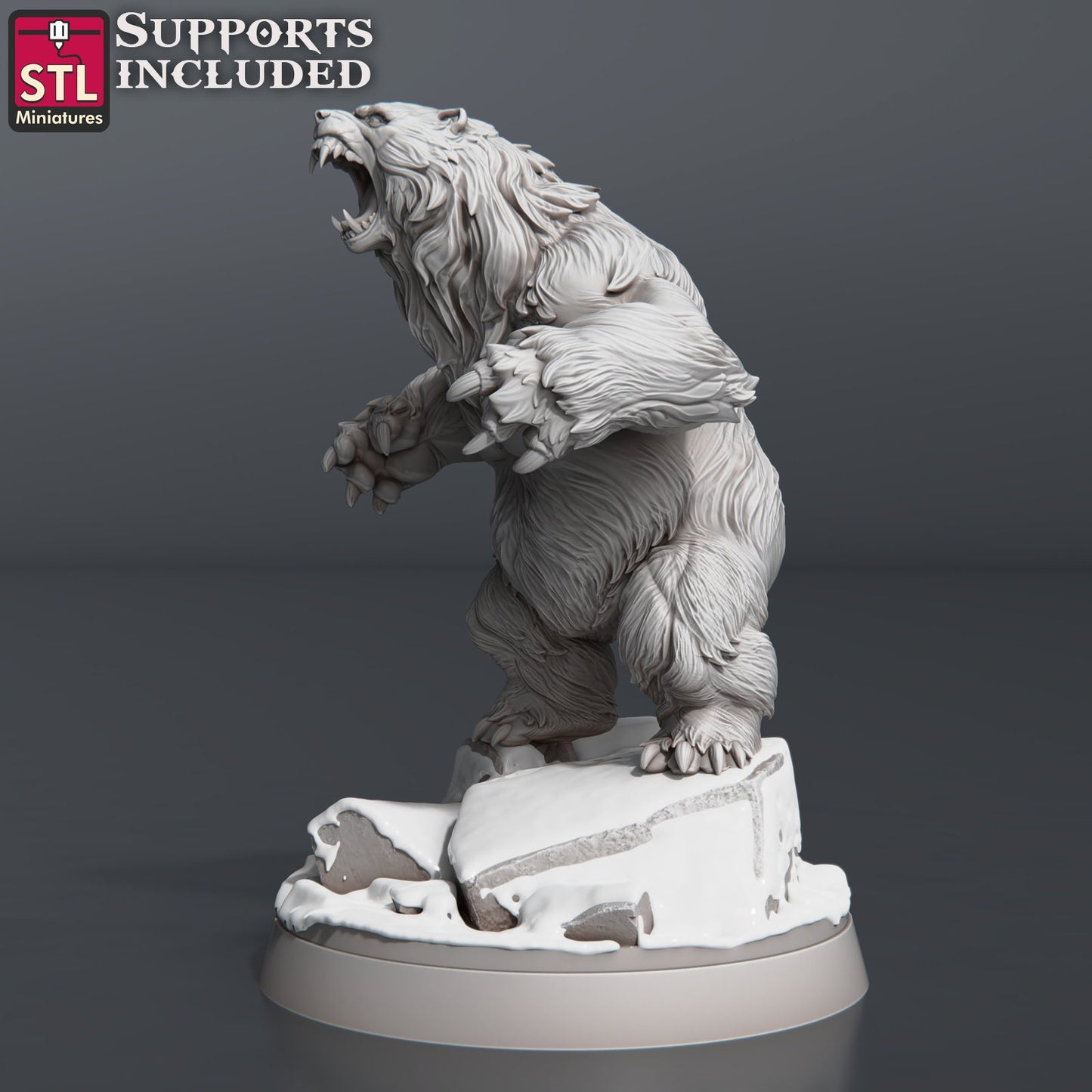 Bears - Unpainted Miniature