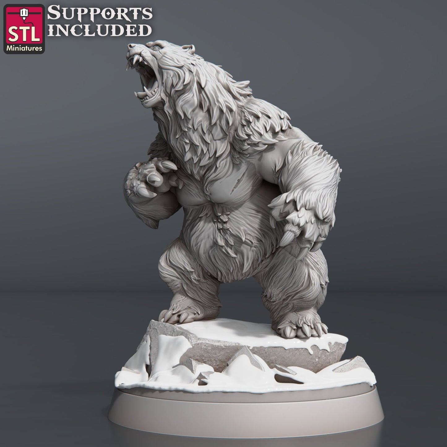 Bears - Unpainted Miniature