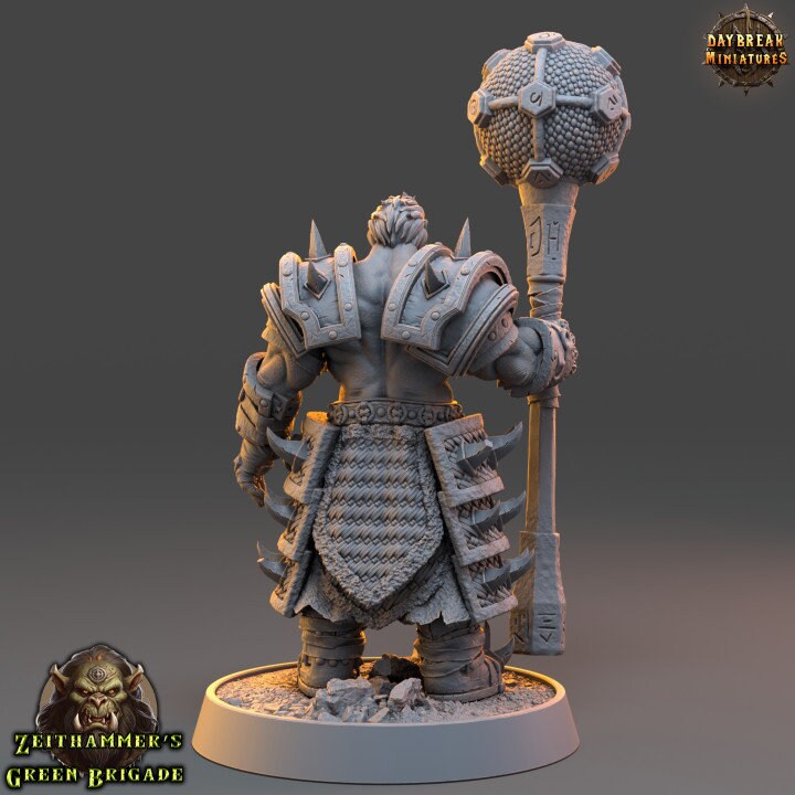 Gruzum Zeithammer - Zeithammer's Green Brigade - Unpainted Miniature