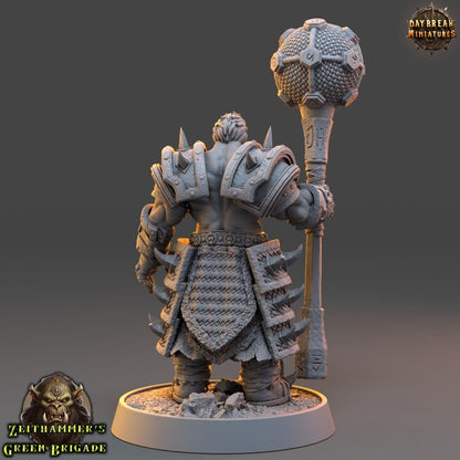 Gruzum Zeithammer - Zeithammer's Green Brigade - Unpainted Miniature