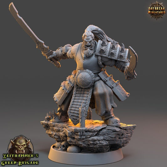 Jazkar Krenna - Zeithammer's Green Brigade - Unpainted Miniature