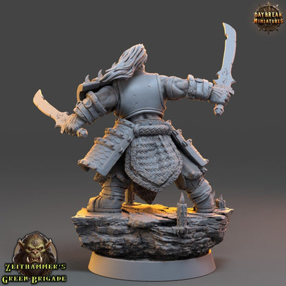 Jazkar Krenna - Zeithammer's Green Brigade - Unpainted Miniature