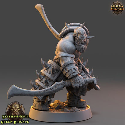 Grizban Gutz - Zeithammer's Green Brigade - Unpainted Miniature